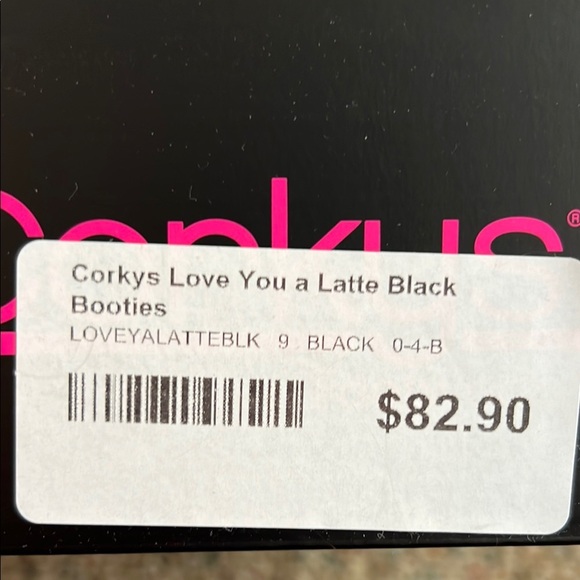 Corkys Women's Black Ankle Boots - Picture 6 of 7
